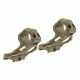 Leapers UTG ACCU-SYNC 1in High Profile 37mm Offset Picatinny Rings, FDE, _x000D_ AIR122SD