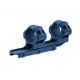 UTG Pro ACCU-SYNC 1in Medium Profile 34mm Offset Picatinny Rings, Blue, AIR11834AB