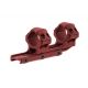 UTG Pro ACCU-SYNC 1in Medium Profile 34mm Offset Picatinny Rings, Red, AIR11834AR