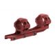 UTG Pro ACCU-SYNC 1in Medium Profile 50mm Offset Picatinny Rings, Red, AIR11850AR