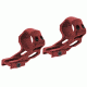 Leapers UTG Accu-Sync 30mm High Profile 37mm Offset Pic. Rings, Red Anodize AIR322SAR