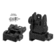 Leapers UTG ACCU-SYNC Top Mounted Deployable Rear Sight, Black, MNT-957