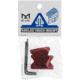 Leapers UTG Angled Index Mount, M-LOK, Matte Red, TL-TRM01R