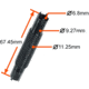 UTG Pro AR15 4&amp;5 Prong A1/A2 Dual Front Sight Tool, Black, SCP-A1245-A