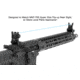 Leapers UTG Top Mounted Deployable Rear Sight, Black, MNT-955