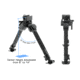 Leapers UTG Big Bore Full Stability Bipod, 9 in-14 in Center Height, Black, TL-BPFS01-A