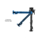 Leapers UTG Big Bore Full Stability Bipod, 9 in-14 in Center Height, Black, TL-BPFS01-A
