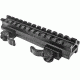 Leapers UTG LE Rated Double Rail 13 Slot Angle Mount with Integral QD Lever Lock System MAD13140