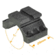 Leapers UTG Max Strength Picatinny Slot Top Cover Ring, 1in Dia, 25mm Width RG1TR125