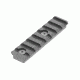Leapers UTG PRO 3.14in 8-Slot Keymod Picatinny Rail Section, Black MTURS04M
