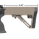 Leapers UTG PRO Model4 Combat OPs S1 Mil-spec Butt Stock Kit-FDE, _x000D_ RBUS1DM