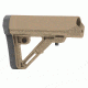Leapers UTG PRO Model4 Combat Ops S1 Mil-Spec Butt Stock-FDE, _x000D_ RBUS1DMS