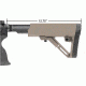Leapers UTG PRO Model4 Combat Ops S1 Mil-Spec Butt Stock-FDE, _x000D_ RBUS1DMS