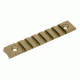 Leapers UTG PRO 7-Slot Super Slim Free Float Rail Section, Flat Dark Earth, MTURS01MD