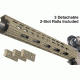 Leapers UTG PRO AR15 13in SuperSlim Free Float Handguard,FDE Cerakote, _x000D_ MTU006SSD