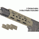 Leapers UTG PRO AR15 7in Super Slim Free Float Handguard,FDE Cerakote, _x000D_ MTU005SSD