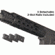 Leapers UTG PRO AR15 Carbine 7" Super Slim Free Float Handguard w/ Single Extended Top Rail MTU005SS