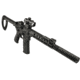 Leapers UTG PRO Arwen 10in M-LOK Free Float Handguard, Black, MTU045SEM
