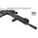Leapers UTG PRO Arwen 14in M-LOK Free Float Handguard, Black, MTU046SEM