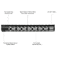 Leapers UTG PRO Arwen 15in M-LOK Free Float Handguard, Black, MTU047SEM