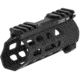 Leapers UTG PRO Forerunner 5in M-LOK Free Float handguard, Black, MTU049SPM