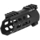 UTG Pro Forerunner 5in M-LOK Free Float handguard, Black, MTU049SPM