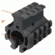 Leapers UTG PRO Model 4 High Pro Quad-rail Gas Block for .75in Barrel, Black, MTU012H4