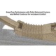 Leapers UTG PRO Model 4 Ops Ready S3 Commercial-spec Stock Only-FDE RBUS3DCS