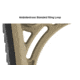 Leapers UTG PRO Model 4 Ops Ready S3 Commercial-spec Stock Only-FDE RBUS3DCS