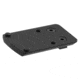 Leapers UTG Rear Sight Mount, Red Dot Mount, Fits GLOCK Rear Sight Dovetail, RMR Footprint, Anodized Finish, Black, MT-RMRGL