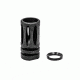 Leapers UTG Standard AR15 A2 Flash Hider, Matte Black, 1/2 inch-28 UNEF, Matte Black TL-ARFH01