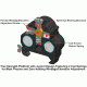 Leapers UTG Sub-Compact Red Laser with Solid-Pulse Dot Modes, Integral Mount, AG5 Battery, x000D SCP-LS200