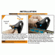 Leapers UTG Super Slim Keymod Hand Stop/Barricade Rest Kit, Black TL-HS02B