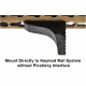 Leapers UTG Super Slim Keymod Hand Stop/Barricade Rest Kit, Black TL-HS02B
