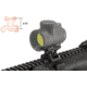 Leapers UTG Super Slim Mount, Trijicon MRO/MRO Patrol, Absolute Co-Witness, 0.73 inch, Black MT-MROAC