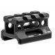 Leapers UTG Super Slim Picatinny Riser Mount, 0.75in Height, 3 Slots, Black, MT-RSX7S
