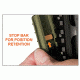 Leapers UTG Super Slim Rubber Rail Guard 12 Pack, 0.3oz/PC, OD Green RB-HP12G-B
