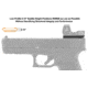 Leapers UTG Super Slim RDM20 Mount for Glock Rear Sight Dovetail, Black, RDM-20GL