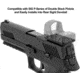 Leapers UTG Super Slim RDM20 Mount for SigP320 Rear Sight Dovetail, Black, RDM-20SIG