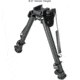 Leapers UTG Tactical OP Bipod, Quick Detach, 8.0-12.4in Center Height, Black, TL-BP88Q