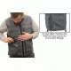 Leapers UTG True Hunter Mens Sporting Vest, Gray/Black PVC-VM36GB