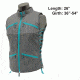 Leapers UTG True Huntress Female Sporting Vest, Gray/Blue PVC-VF21GB