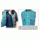 Leapers UTG True Huntress Female Sporting Vest, Gray/Blue PVC-VF21GB