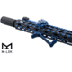 Leapers UTG Ultra Slim Angled Foregrip, M-LOK, Matte Blue, MT-AFGM01B