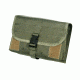 Leapers Web System Gas Mask Bag w/Buckle, Green PVC-M501G