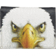 Leather Collections Trifold Wallet, Animal Eyes, Black w/Eagle Eyes, EYES16-EAGLE