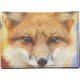 Leather Collections Trifold Wallet, Animal Eyes, Black w/Fox Eyes, EYES16-FOX