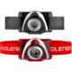 LED Lenser SEO5 180 Lumen LED Headlamp, Gray, Red