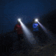 LED Lenser SEO7R Li-Ion Rechargeable/ AAA White/ Red LED Headlamp, 220 Lumens, Clamshell, Blue, 880306