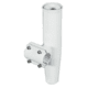 Lee's Tackle Clamp-On Rod Holder - White Aluminum - Horizontal Mount - Fits 1.050&quot; O.D. Pipe 60013